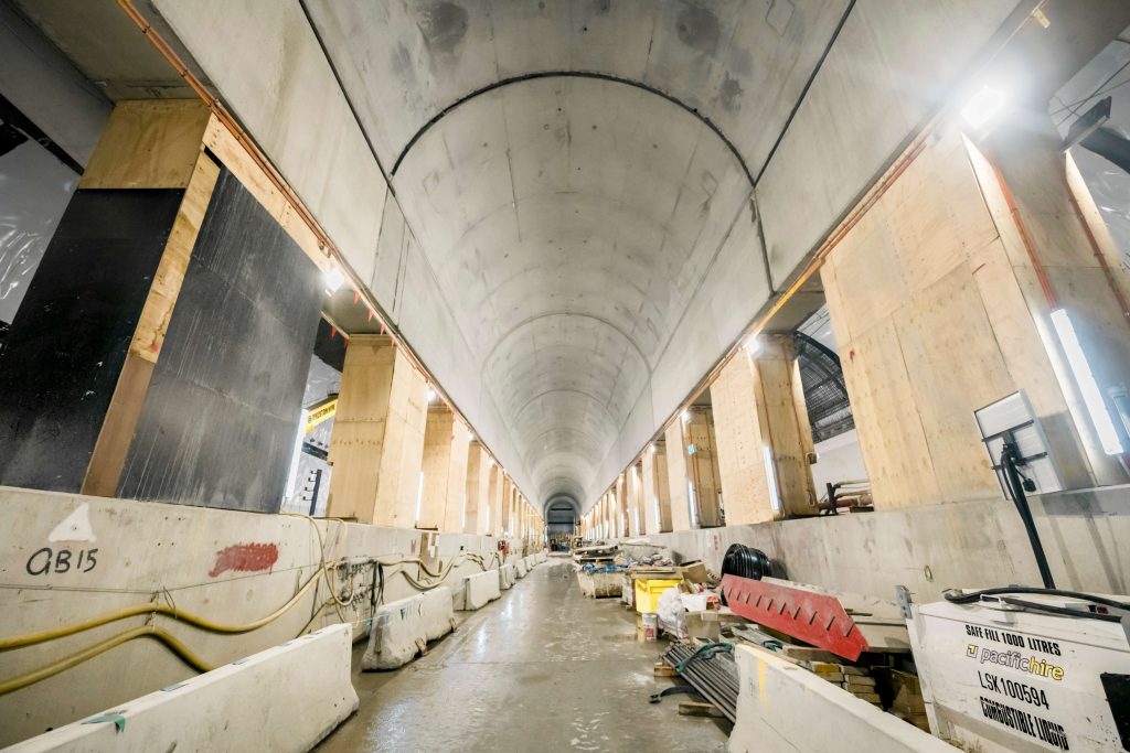 State Library Station central cavern