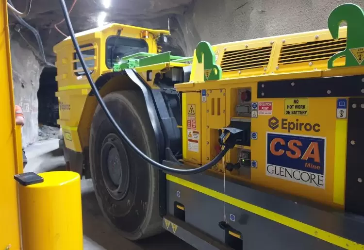 Australian mine trials underground EV charging