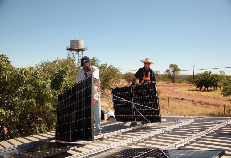 Powering the build of renewable energy sources in remote communities
