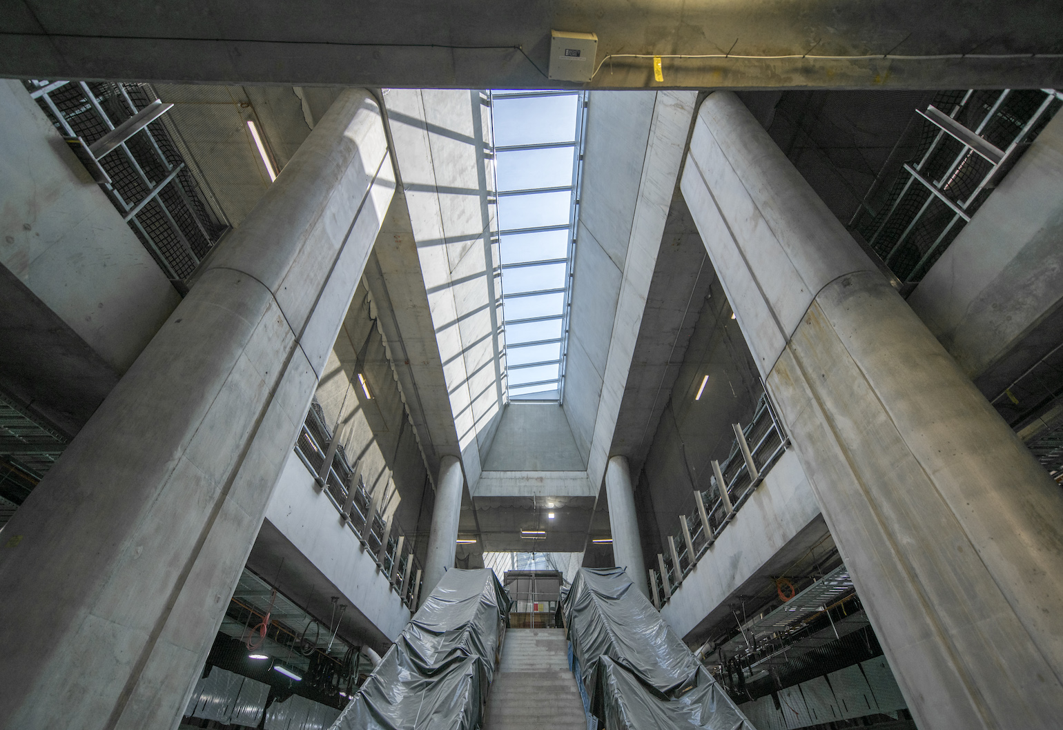 Arden Station interior during construction. Image: Victoria's Big Build