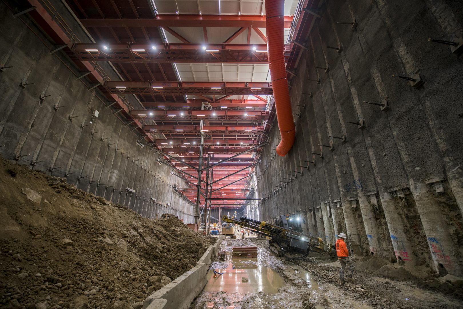 Parkville Station in 2019. Image: Victoria's Big Build