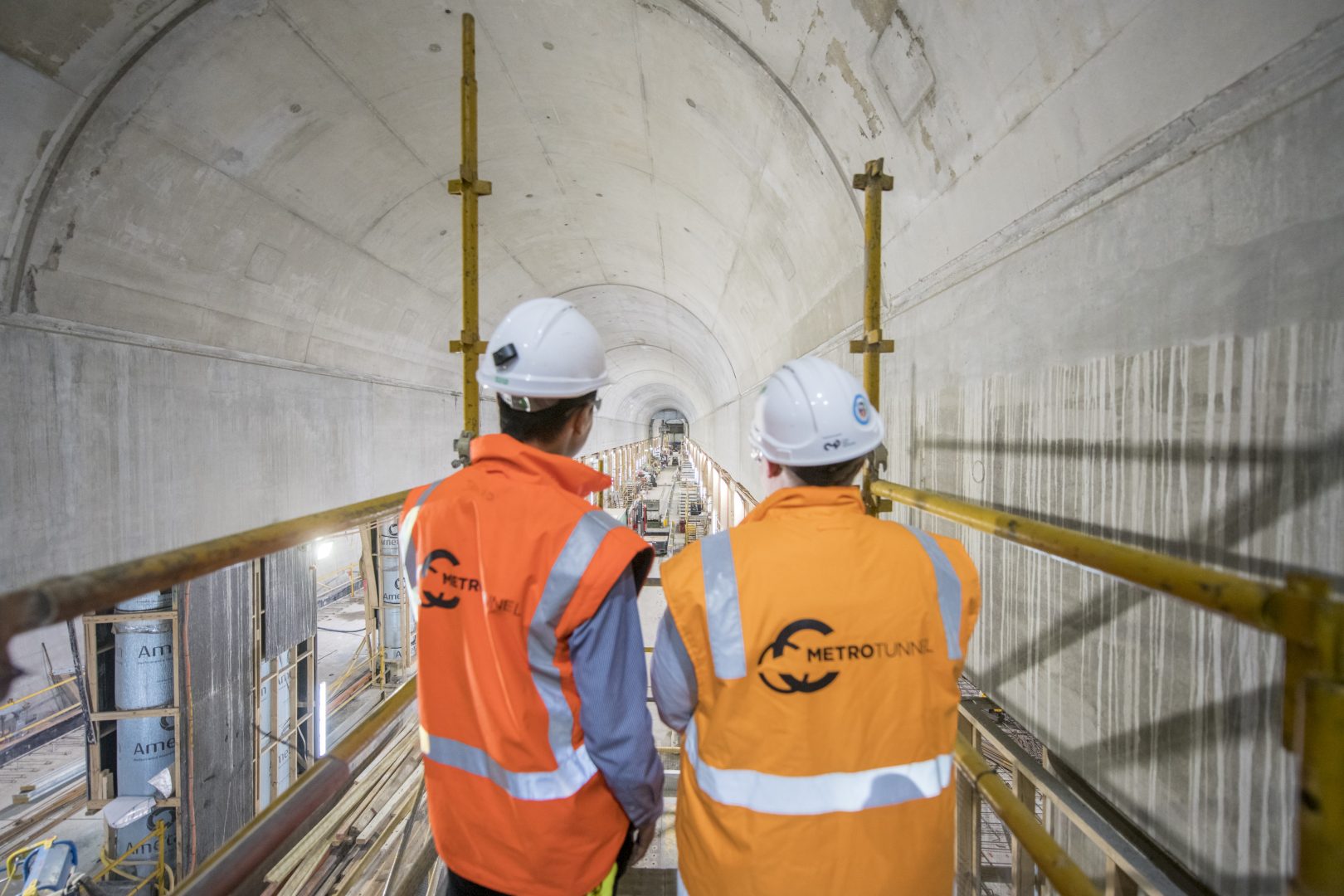 Perusing the station interior. Image: Victoria's Big Build
