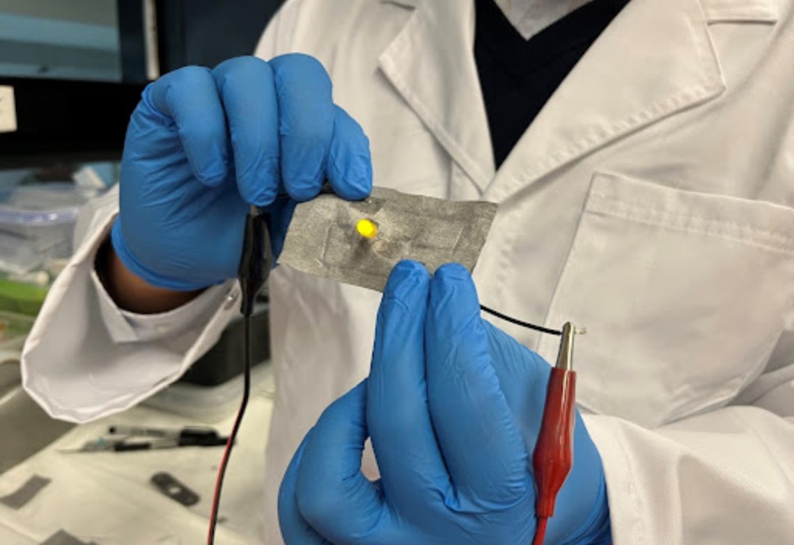 The futuristic textile treatment with the power to repel bacteria
