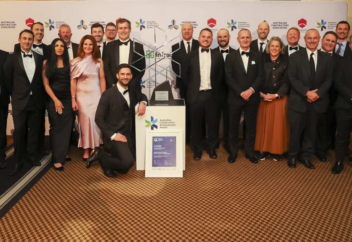Major Melbourne freeway upgrade awarded Australia’s top construction gong