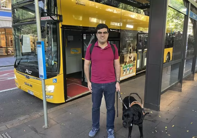 New public transport app for people with low vision