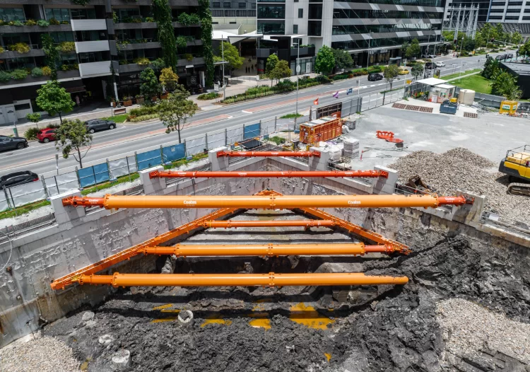 Pioneering basement shoring solution for 25-storey Brisbane tower