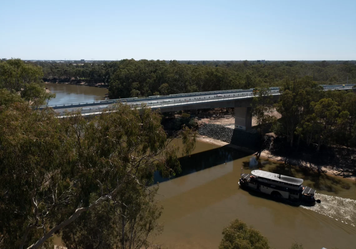 Forging a new route across the Murray River