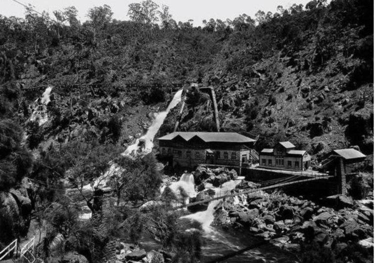 Tasmania’s Duck Reach Power Station pictured prior to 1930. Image credit: Wikimedia Commons