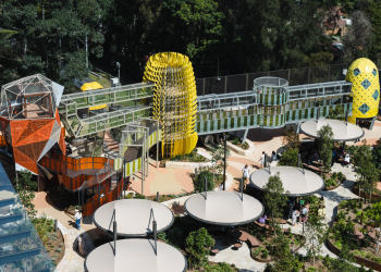 Why this public park was built over a railway line