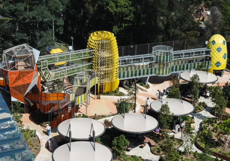 Why this public park was built over a railway line