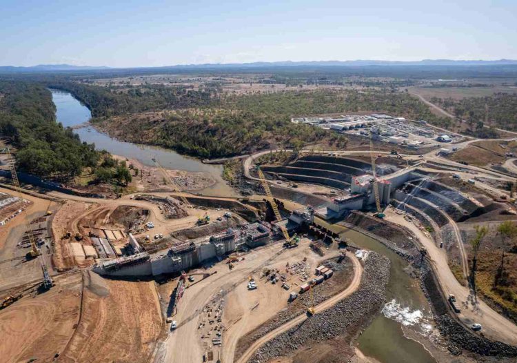 The weir project cost $568.9 million. Image: Rookwood Weir Alliance