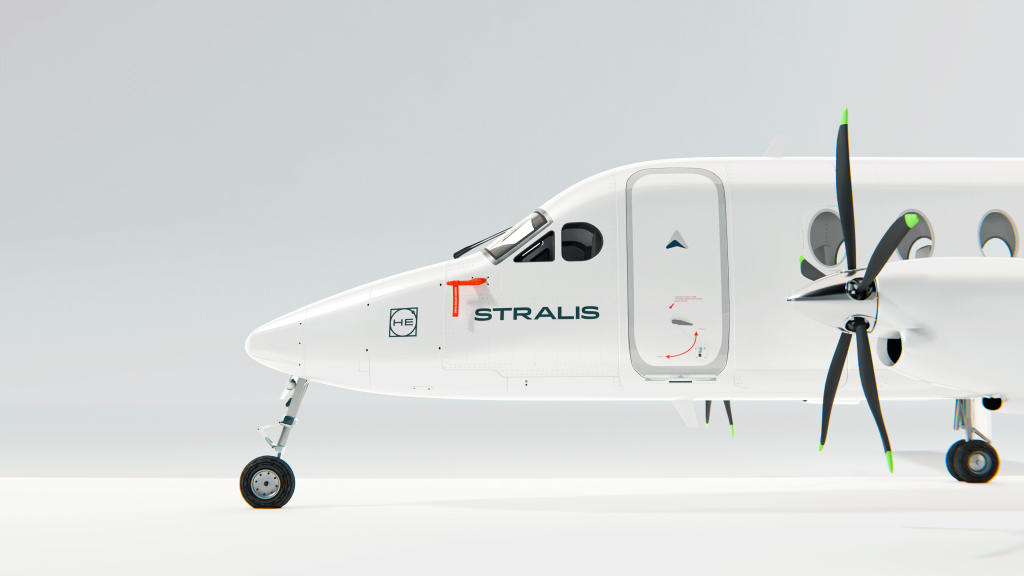 Stralis B1900D-HE aircraft nose detail. Image: Stralis Aircraft