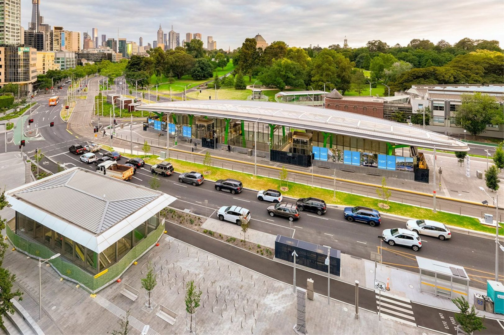 The completed Anzac Station. Image: Victoria's Big Build