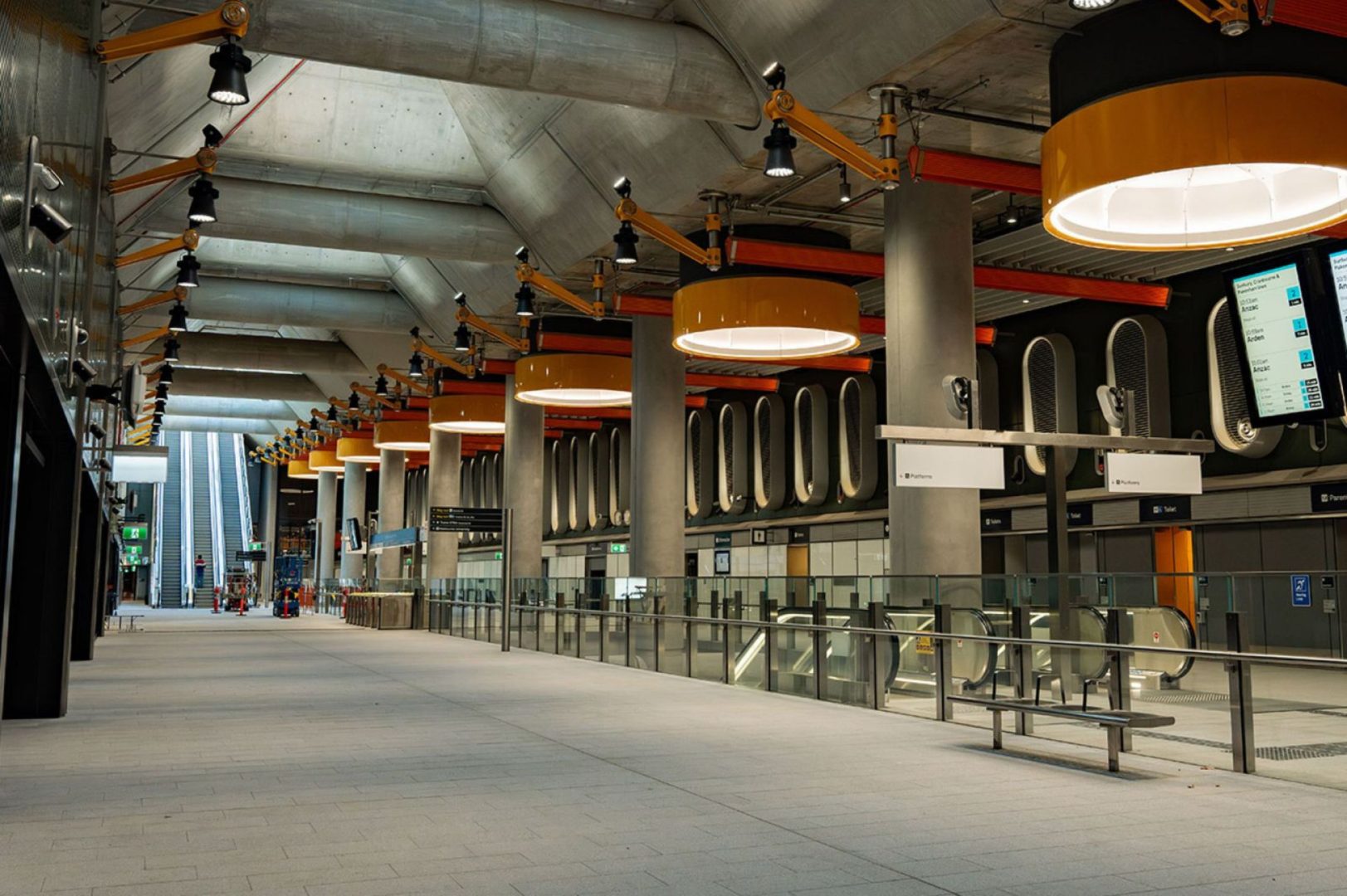 The completed Parkville Station. Image: Victoria's Big Build