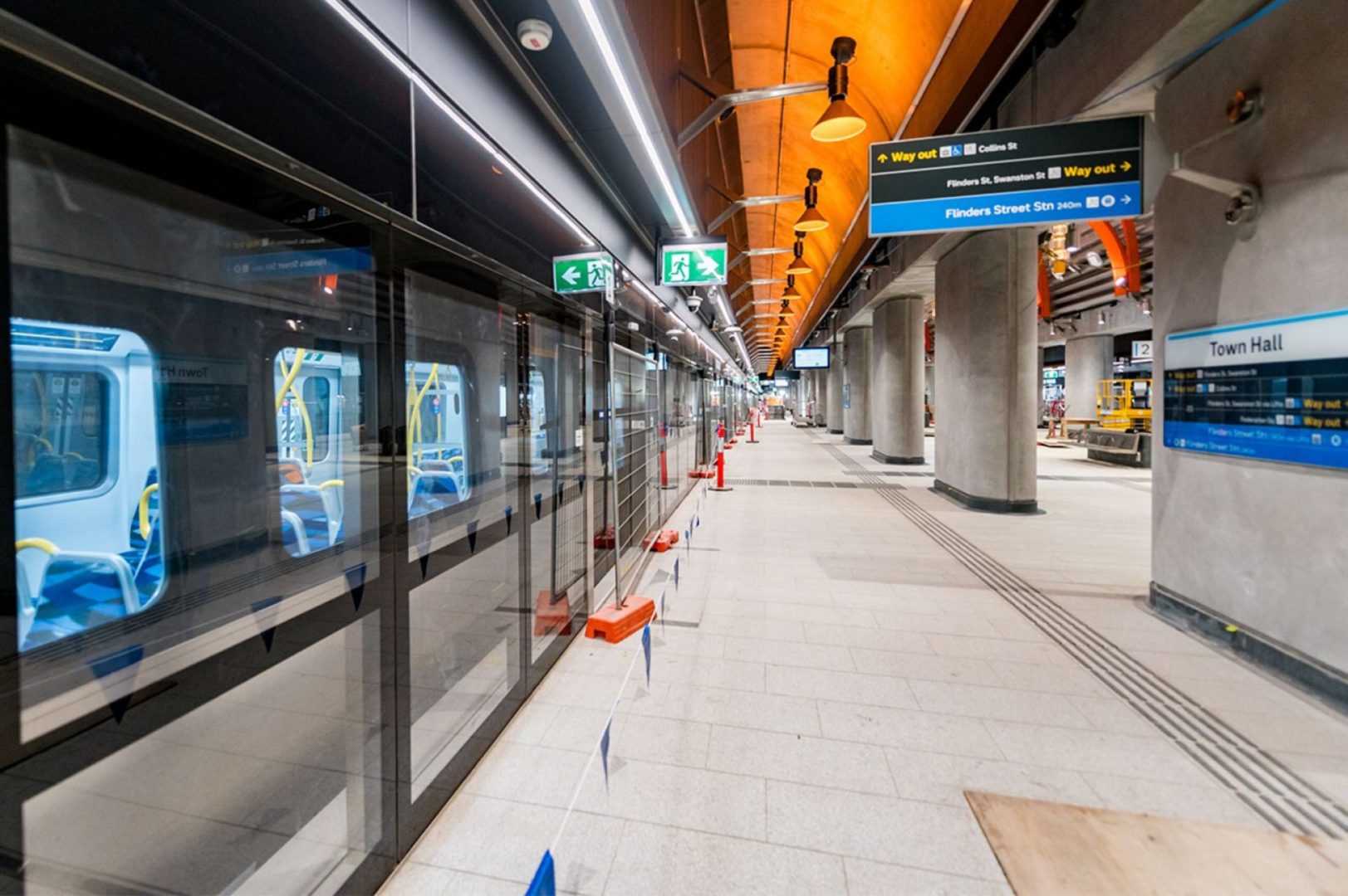 The completed Town Hall Station. Image: Victoria's Big Build