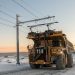 Catenary power for heavy industry