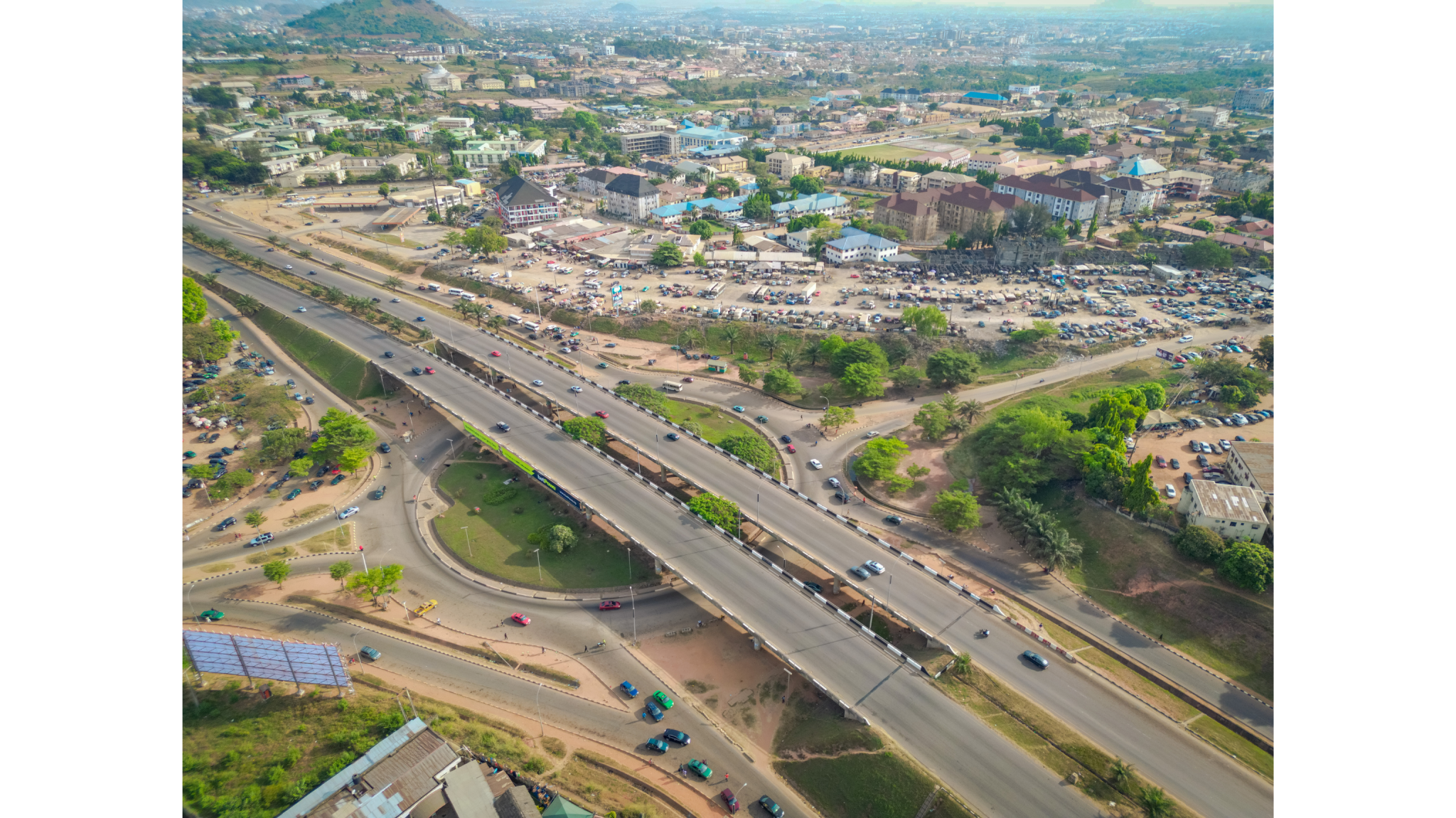 Abubakar Abdulrahman Garki Bridge Connecting Abujas Concrete Heart Garki Abuja Nigeria