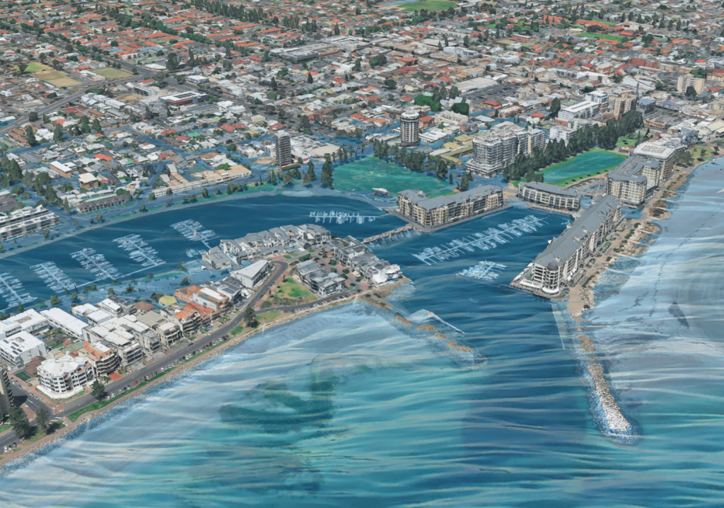 The Glenelg inundation model (for illustration purposes only)
