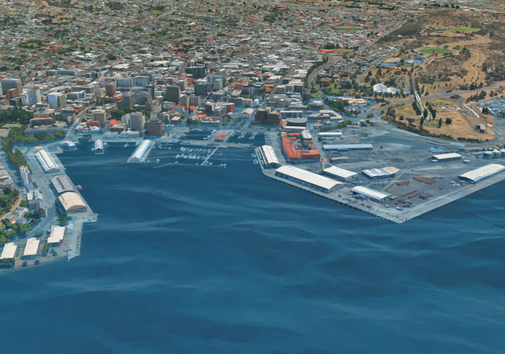 The Hobart inundation model (for illustration purposes only)